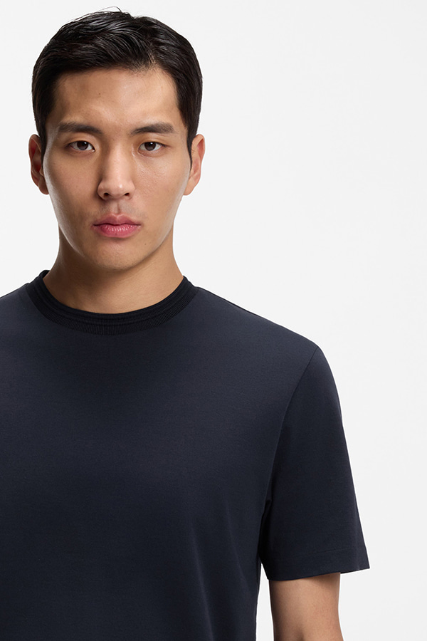 ΜΠΛΟΥΖΑ T-SHIRT BOSS - 404 ΜΠΛΕ